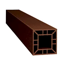 Ограждение из ДПК SaveWood Arbor Терракот Столб большой 120х120х4000 мм