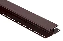 Н-профиль (Соединительная планка) Альта-Профиль под Блокхаус Орех темный