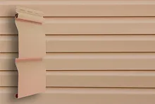 Виниловый сайдинг Grand Line Корабельная доска Color Plus 3,66 м Персиковый