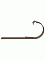 Кронштейн желоба металлический ПВХ водостока Docke LUX Шоколад , фото 