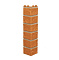 Угол наружный Vilo Brick (Кирпич) Marron | Каштан , фото 